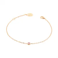 カルティエ ダムール ピンクサファイア ブレスレット 750(PG) 2.3g B6037300