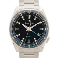 グランドセイコー スポーツコレクション GMT SBGN021 SS SS QZ ブルー文字盤