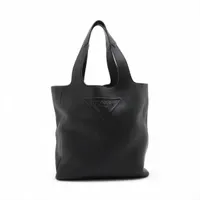 プラダ ヴィッテロダイノ レザー トートバッグ ブラック 2VG092