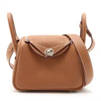 エルメス リンディ ミニ20 トリヨンクレマンス ゴールド シルバー金具 K:2025年