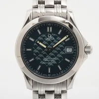 オメガ シーマスター ジャックマイヨール SS SS AT ブルー文字盤