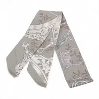 エルメス ツイリー Etriers Remix 鐙 リミックス スカーフ シルク カーキ