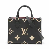 ヴィトン バイカラーモノグラムアンプラント オンザゴーPM M45659 ブラック RFID反応あり