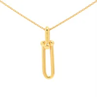 ティファニー ハードウェアリンク ネックレス 750(YG) 8.4g