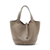 エルメス ピコタンロック22 MM トリヨンクレマンス エトゥープ ゴールド金具 W:2024年