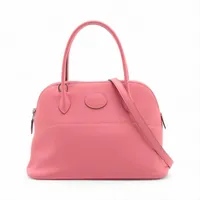 エルメス ボリード27 ヴォースイフト ローズアザレ シルバー金具 A:2017年