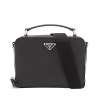 プラダ サフィアーノ レザー 2WAYハンドバッグ ブラック