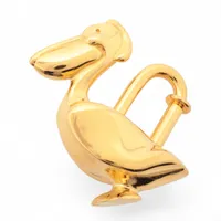 エルメス カデナ ペリカン 1992 チャーム GP ゴールド