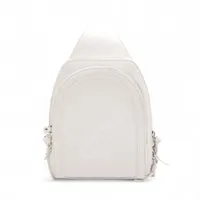 クリスチャンルブタン レザー ボディバッグ ホワイト