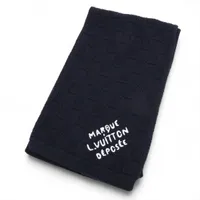 ヴィトン マフラー ダミエ スナッグ MY4215 マフラー ウール ネイビー M96959  マフラー ダミエ スナッグ