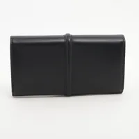 セリーヌ 16セーズ レザー ロングウォレット ブラック A4318232｜中古