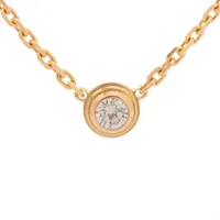 カルティエ ダムール XS ダイヤ ネックレス 750(YG) 2.3g