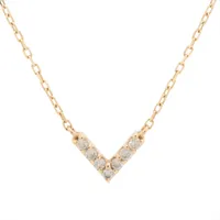 エテ ダイヤ ネックレス K10(YG) 0.8g