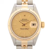 ロレックス レディ デイトジャスト 69173 SS×YG SS×YG AT シャンパン文字盤