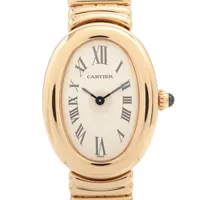 カルティエ ベニュワール 1920 W15045D8 YG YG QZ アイボリー文字盤