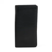 ヴィトン エピ ポルトフォイユブラザ M66542 ブラック ロングウォレット