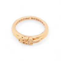 クロムハーツ ベイビークラシック ダガー リング 22k 9.0g パヴェダイヤ 17.5号