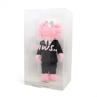 ディオール×カウズ ぬいぐるみ ファブリック ピンク KAWS BFF Plush アクリルケース欠け有 281/500