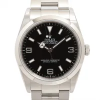 ロレックス エクスプローラーⅠ 114270 SS SS AT ブラック文字盤