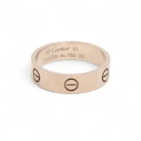 カルティエ ラブ リング 750(WG) 7.1g 61