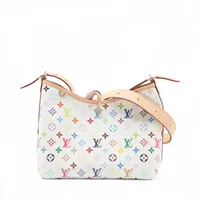 ヴィトン×村上隆 LV×TM マルチカラー キャリーオール NM PM M13661 ホワイト RFID反応あり