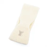 ヴィトン M90803 マフラーオンリーLVミニコンフィ MY4215 マフラー ウール×ポリエステル ホワイト