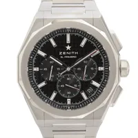 ゼニス デファイ スカイライン クロノグラフ エルプリメロ 03.9500.3600/21.I001 SS SS AT ブラック文字盤