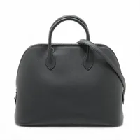 エルメス ボリード1923 30 ヴォーエプソン ブラック シルバー金具 B:2023年