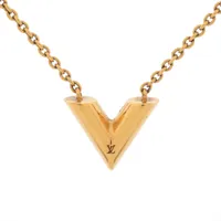 ヴィトン M61083 エッセンシャルV LE0271 ネックレス GP ゴールド