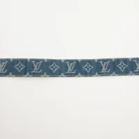 LOUIS VUITTON ルイ・ヴィトン × Nigo サンチュール LVハート  ベルト ブルー M0465 BC3281 ユニセックス【中古】【美品】 LOUIS VUITTON（ルイ・ヴィトン） × Nigo サンチュール LVハート