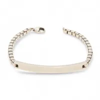 ティファニー ベネチアンリンクID ブレスレット 925 20.2g シルバー