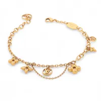 ヴィトン M64858 ブラスレブルーミングLVサークル TE3273 ブレスレット GP ゴールド