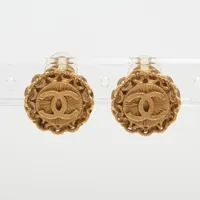 シャネル ココマーク 95P イヤリング(両耳用) GP ゴールド