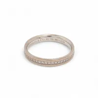 ティファニー メトロ フルサークル ダイヤ リング 750(WG) 2.7g