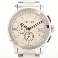 グッチ Gタイムレス 101.2 SS SS QZ シルバー文字盤 あまりごま2
