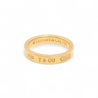 ティファニー 1837 ナロー リング 750(YG) 6.5g