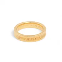 ティファニー 1837 ナロー リング 750(YG) 6.0g