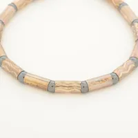Tiffany Aztec zigzag Bracelet 925 22.6g Silver A4321553｜Pre-owned
