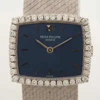 パテックフィリップ WG WG 手巻き ブルー文字盤