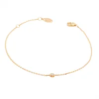 カルティエ ダムール XS ダイヤ ブレスレット 750(YG) 1.4g