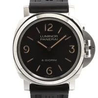 パネライ ルミノール ベース 8デイズ PAM00914 SS SS×ラバー 手巻き ブラック文字盤