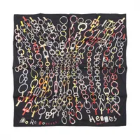 エルメス カレ90 Do Re BOUCLES ド レ ブックル スカーフ シルク ブラック×マルチカラー