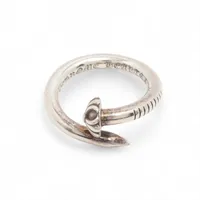 クロムハーツ ネイルクロスボール リング 925 7.1g 10.5号