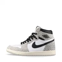 ナイキ AIR JORDAN 1 RETRO HIGH OG レザー ハイカットスニーカー 29cm メンズ グレー×ブラック エレファント柄 DZ5485-052  替えヒモ有 箱付き