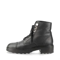 シャネル ココマーク レザー ショートブーツ 36.5C レディース ブラック G35154 フェイクパール 厚底