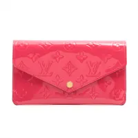 ヴィトン モノグラム ポルトフォイユジャンヌ M61689 ピンク ロングウォレット