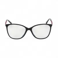 シャネル 3408-S-A メガネ 54□16-140 プラスチック×革 ブラック×ピンク