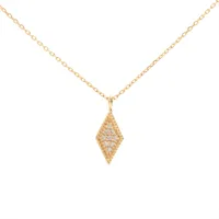 エテ ダイヤ ネックレス K18(YG) 1.3g 0.03