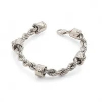 ヴィトン M1540L ブレスレット LVロープ LE4263 ブレスレット L メタル シルバー