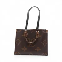 ヴィトン ジャイアントモノグラムリバース オンザゴーMM M45321 ブラウン RFID反応あり